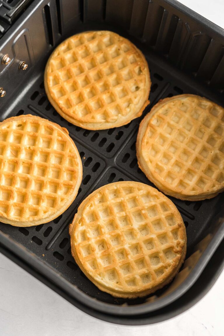 Air Fryer Frozen Waffles - The Busted Oven