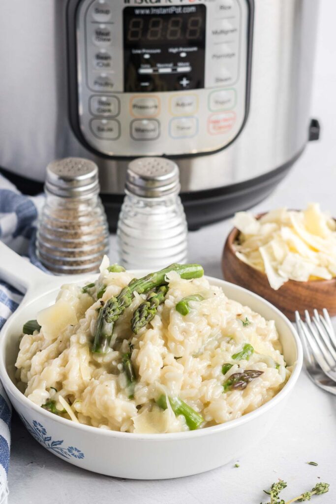 Instant Pot Asparagus Risotto The Busted Oven