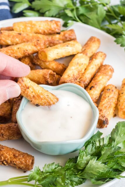 Air Fried TikTok Pasta Chips - The Busted Oven