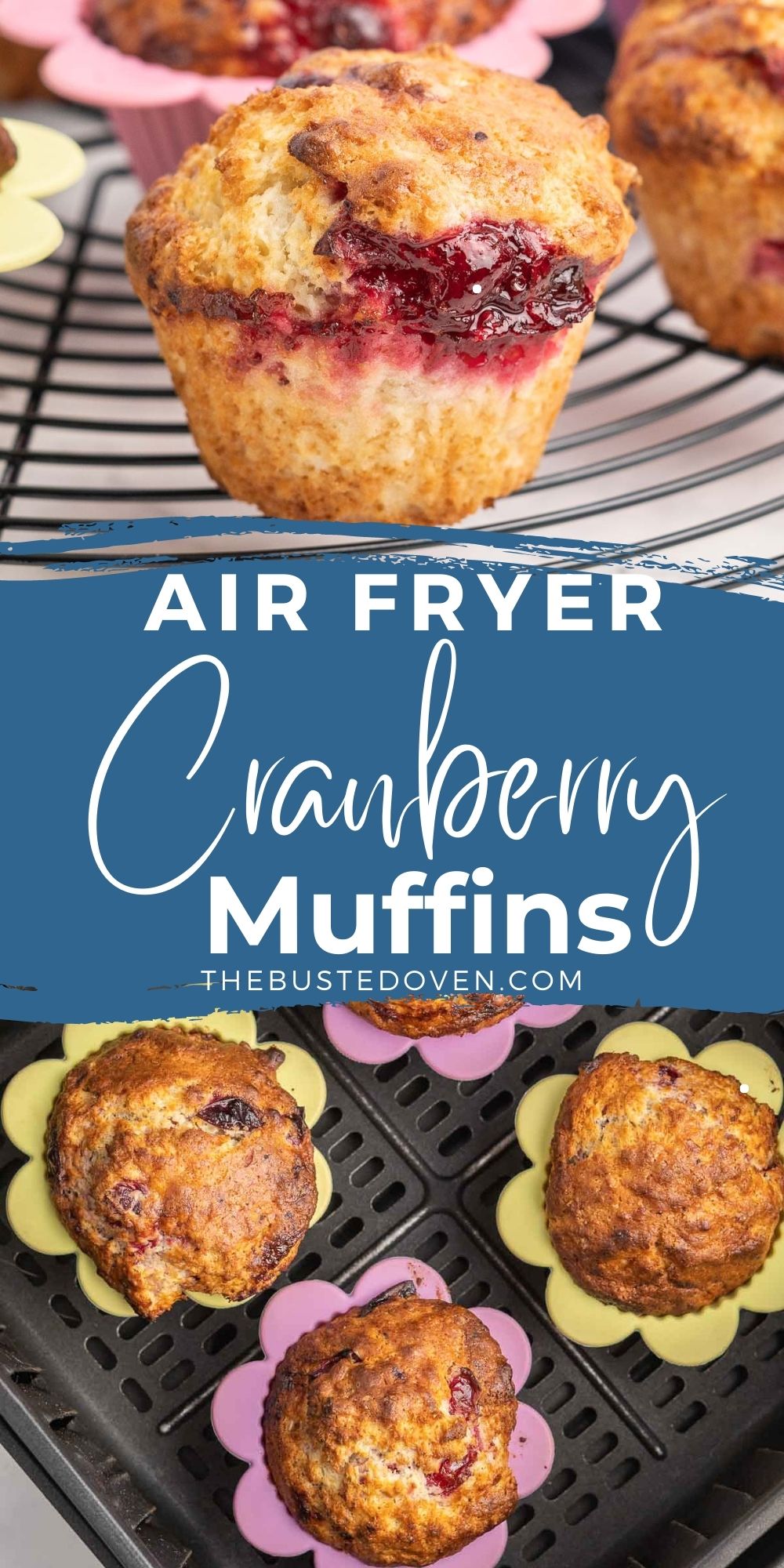 Air Fryer Cranberry Sauce Muffins The Busted Oven