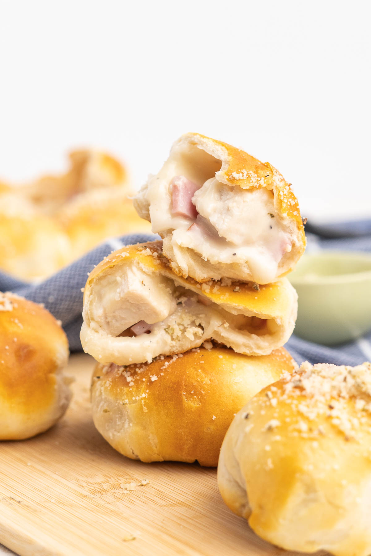 Air Fryer Chicken Alfredo Biscuit Bombs The Busted Oven