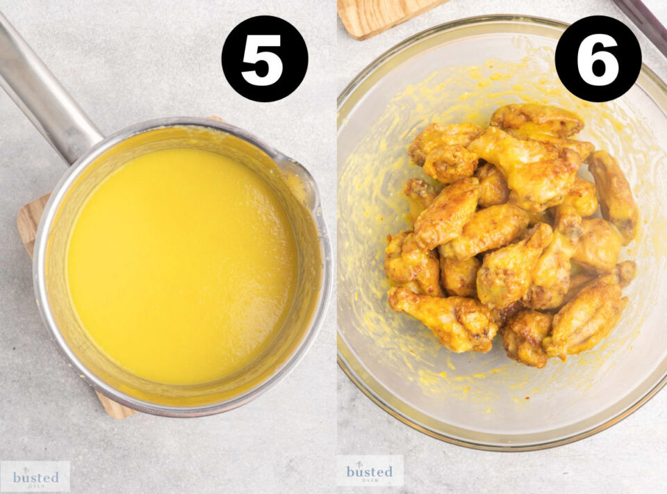 Air Fryer Mango Habanero Hot Wings The Busted Oven